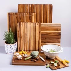 TeakHaus Edge Grain Carving Board W/Hand Grip (Rectangle) | 24" X 18" X 1.5" 12 TeakHaus Edge Grain Carving Board W/Hand Grip (Rectangle) | 24" X 18" X 1.5" -Knife Sets outlet store 01.14 traditional 1