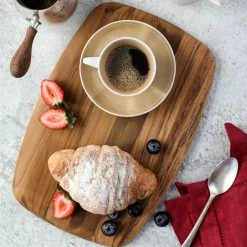 TeakHaus Edge Grain Cutting Board W/Rounded Edge (Small) | 12" X 8" X 0.55" -Knife Sets outlet store 02.3 elegant 202