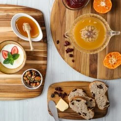 TeakHaus Edge Grain Cutting Board W/Rounded Edge (Small) | 12" X 8" X 0.55" -Knife Sets outlet store 02.5 elegant 201 206 209