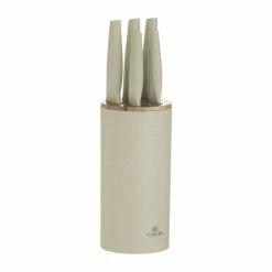 Viners Organic Natural Knife Block Set | 6-Piece