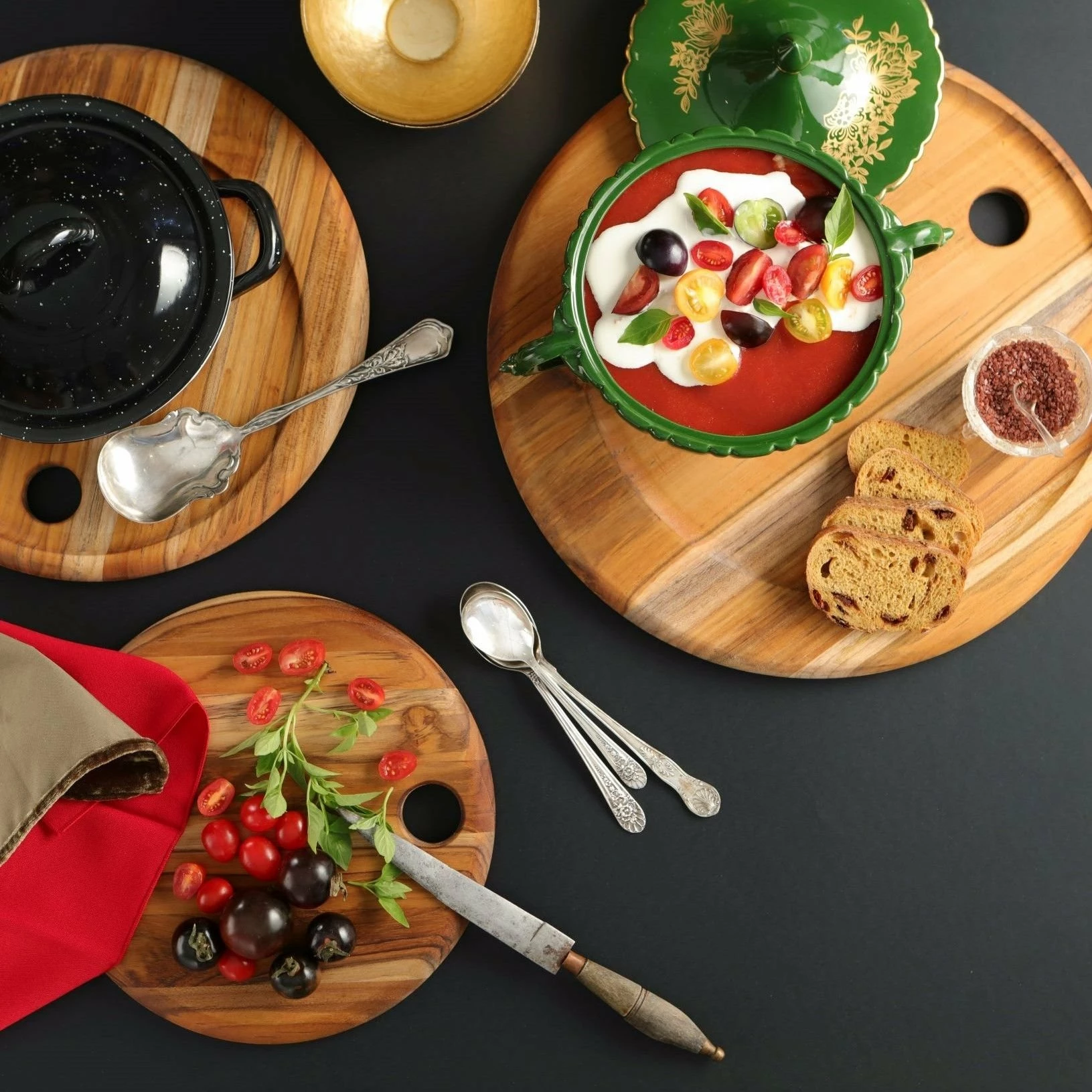 TeakHaus Lunar Boards (Set Of 3) | 15.25" X 1.75" 5 TeakHaus Lunar Boards (Set Of 3) | 15.25" X 1.75" - Image 3