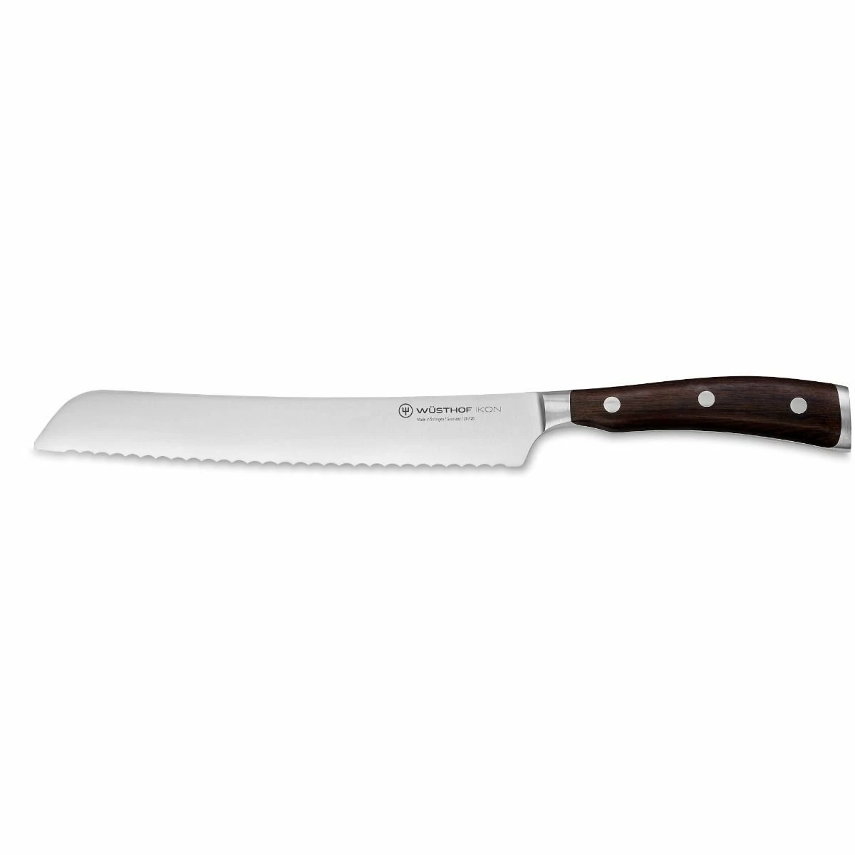 Wusthof Cutlery Wusthof Ikon Blackwood 8" Bread Knife 3 Wusthof Cutlery Wusthof Ikon Blackwood 8" Bread Knife