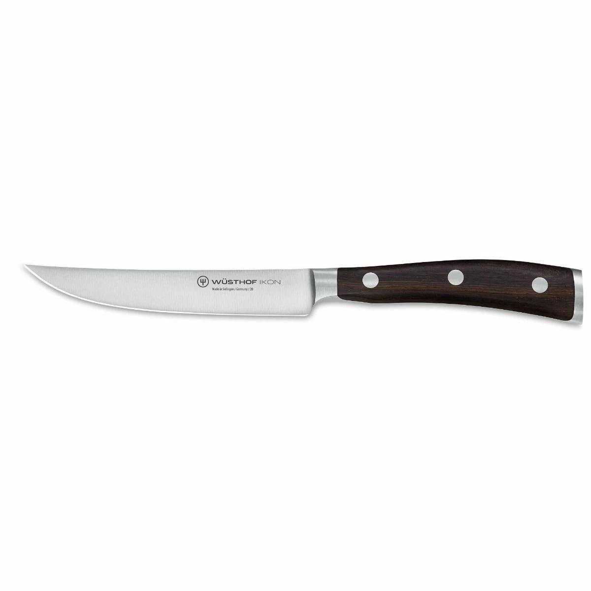 Wusthof Cutlery Wusthof Ikon Blackwood 4.5" Steak Knife 3 Wusthof Cutlery Wusthof Ikon Blackwood 4.5" Steak Knife