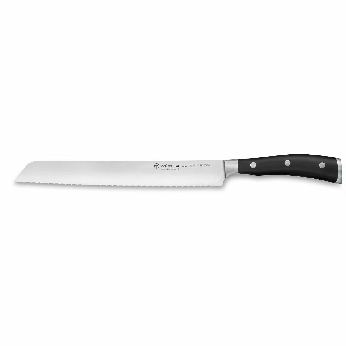 Wusthof Cutlery Wusthof Classic Ikon 9" Bread Knife | Double-Serrated 3 Wusthof Cutlery Wusthof Classic Ikon 9" Bread Knife | Double-Serrated