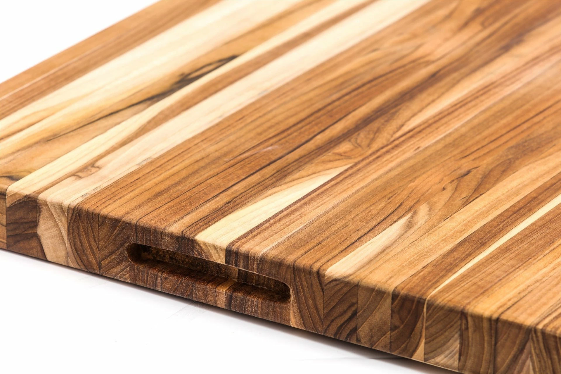 TeakHaus Edge Grain Carving Board W/Hand Grip (Rectangle) | 24" X 18" X 1.5" 5 TeakHaus Edge Grain Carving Board W/Hand Grip (Rectangle) | 24" X 18" X 1.5" - Image 3