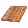 TeakHaus Edge Grain Carving Board W/ Hand Grip + Juice Canal (Rectangle) | 24" X 18" X 1.5" -Knife Sets outlet store 108 traditional