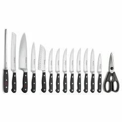 Wusthof Cutlery Wusthof Classic 15-Piece Block Set | Acacia -Knife Sets outlet store 1090171501 classic 15pc block set acacia knives 1