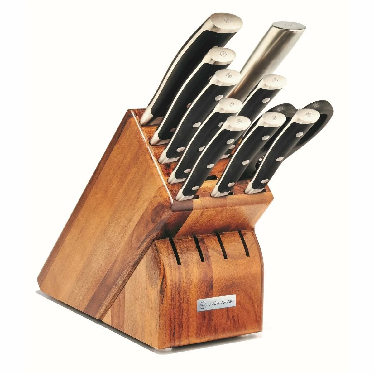 Wusthof Cutlery Wusthof Classic Ikon 11-Piece Knife Block Set | Acacia 3 Wusthof Cutlery Wusthof Classic Ikon 11-Piece Knife Block Set | Acacia