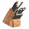 Wusthof Cutlery Wusthof Classic Ikon 15-Piece Block Set | Acacia -Knife Sets outlet store 1090371501 classic ikon 15pc block set acacia