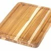 TeakHaus Edge Grain Cutting Board W/Small Board + Juice Canal (Rectangle) | 16" X 12" X 1.25" 1 TeakHaus Edge Grain Cutting Board W/Small Board + Juice Canal (Rectangle) | 16" X 12" X 1.25" -Knife Sets outlet store 110 traditional