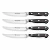 Wusthof Cutlery Wusthof Classic 4-Piece Steak Knife Set 2 Wusthof Cutlery Wusthof Classic 4-Piece Steak Knife Set -Knife Sets outlet store 1120160401 4pc steak set