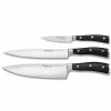 Wusthof Cutlery Wusthof Classic Ikon 3-Piece Chef's Knife Set -Knife Sets outlet store 1120360301 3pc cooks set 1