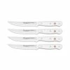 Wusthof Cutlery Wusthof Gourmet 4-Piece Steak Knife Set | White Handles -Knife Sets outlet store 1125460401 d675d9b6 ed07 4775 954f 71f07a30c99c
