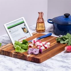 TeakHaus Edge Grain Smart Board (Large) | 20" X 15" X 1.5" 13 TeakHaus Edge Grain Smart Board (Large) | 20" X 15" X 1.5" -Knife Sets outlet store 12.1 smart 1212