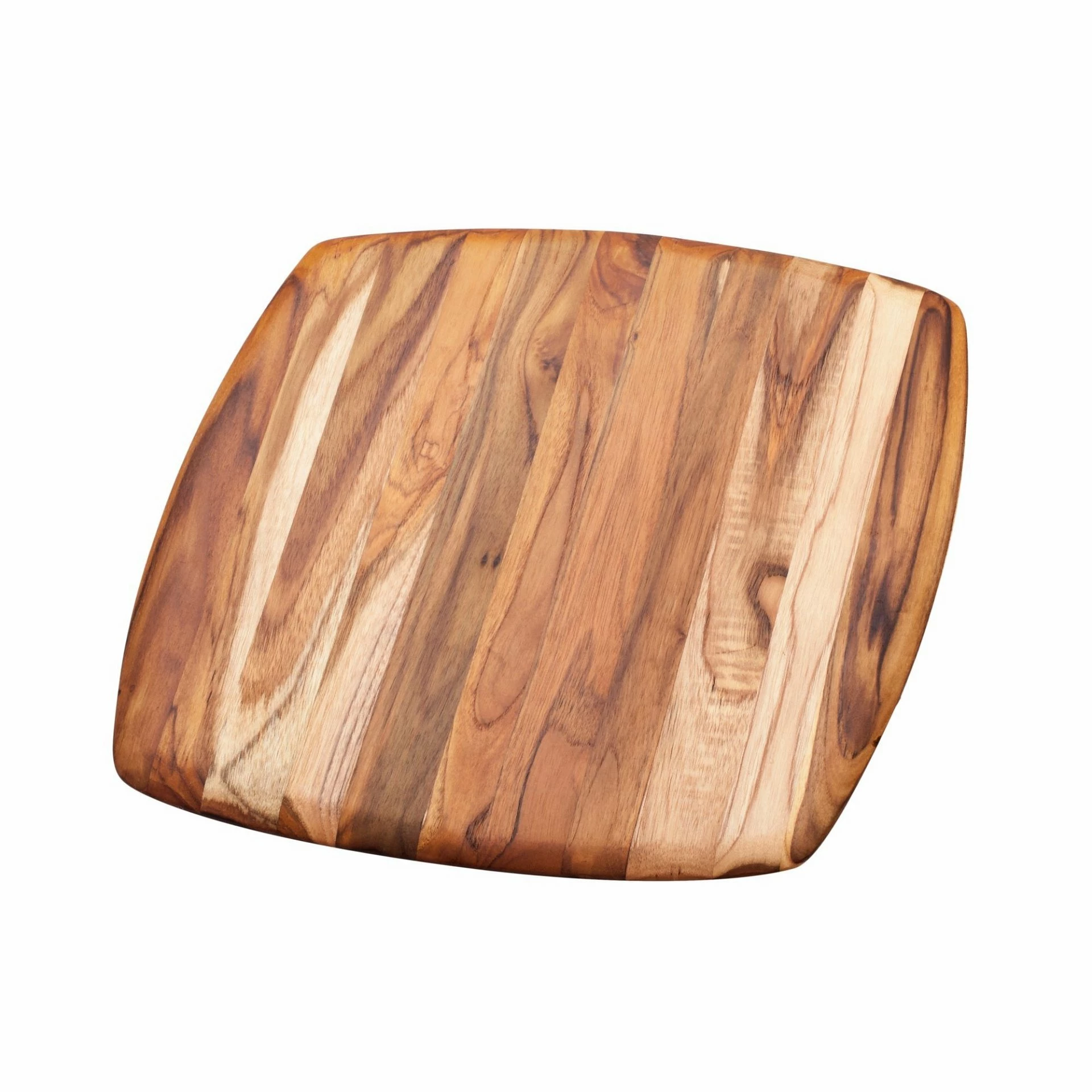 TeakHaus Square Edge Grain Cutting Board W/Rounded Edge (Small) | 12" X 12" X 0.55" 3 TeakHaus Square Edge Grain Cutting Board W/Rounded Edge (Small) | 12" X 12" X 0.55"