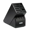 Wusthof Cutlery Wusthof 15-Slot Knife Block | Black -Knife Sets outlet store 2099601503 15 slot black block