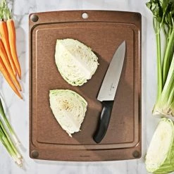 Epicurean All-in-One Series Cutting Board 10" × 7" | Nutmeg/Brown  -Knife Sets outlet store 20x15 nutmeg aio l 1190x952 2