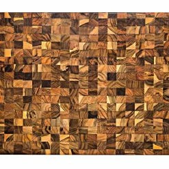 TeakHaus End Grain Carving Board W/Hand Grip (Rectangle) | 24" X 18" X 1.5" -Knife Sets outlet store 332 proteak edge grain cutting board 24x18 1