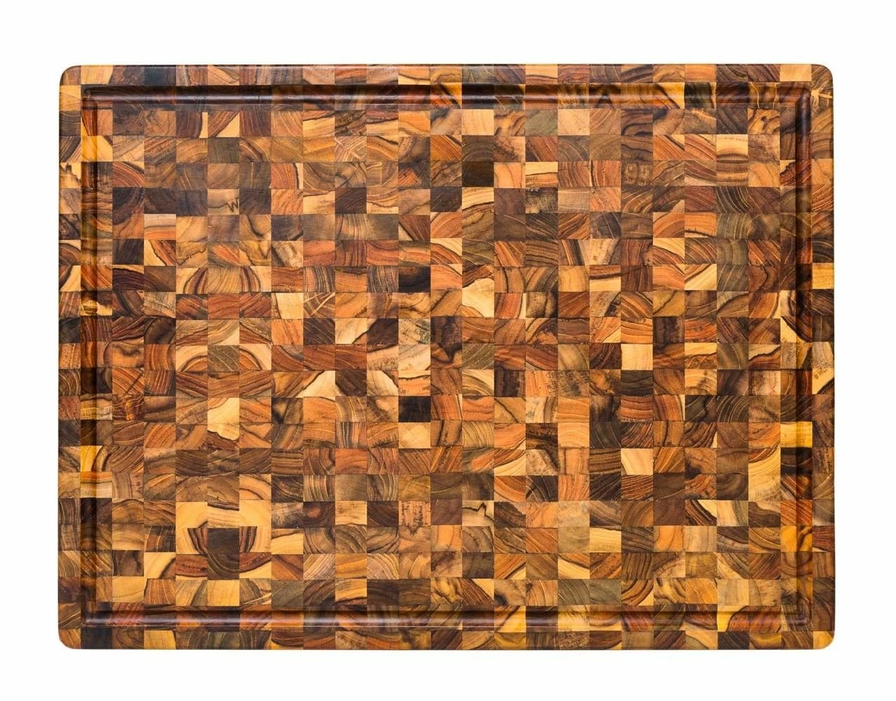 TeakHaus End Grain Carving Board W/Hand Grip + Juice Canal (Rectangle) | 24" X 18" X 1.5" 4 TeakHaus End Grain Carving Board W/Hand Grip + Juice Canal (Rectangle) | 24" X 18" X 1.5" - Image 2