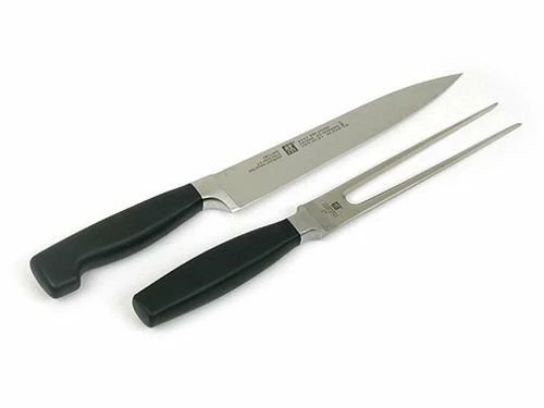 Zwilling J.A. Henckels Four Star 2pc Carving Set 3 Zwilling J.A. Henckels Four Star 2pc Carving Set