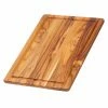 TeakHaus Edge Grain Cutting/Serving Board + Juice Canal (Rectangle) | 15.75" X 11" X 0.5" 1 TeakHaus Edge Grain Cutting/Serving Board + Juice Canal (Rectangle) | 15.75" X 11" X 0.5" -Knife Sets outlet store 405 essential