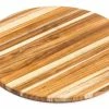 TeakHaus Edge Grain Cutting/Serving Board (Round) | 13" X 0.5" -Knife Sets outlet store 411 essential