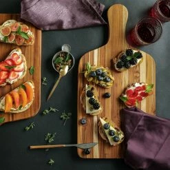 TeakHaus Edge Grain Paddle Board (Medium) | 20" X 10" X 0.75" -Knife Sets outlet store 520 life