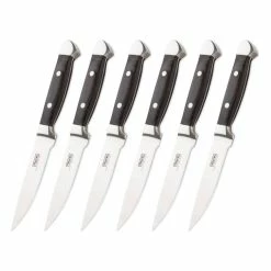 Viking 6-Piece Steak Knife Set With Box | Black -Knife Sets outlet store 613y1vlxbfl. ac sl1500