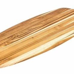 TeakHaus Long Canoe Board | 26.5" X 8.5" X 0.5" 6 TeakHaus Long Canoe Board | 26.5" X 8.5" X 0.5" -Knife Sets outlet store 703 teakhaus long canoe board