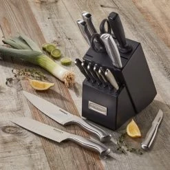 Cuisinart Stainless Steel Hollow Handle 15-piece Block Set -Knife Sets outlet store 71b08hfwbkl. ac sl1024