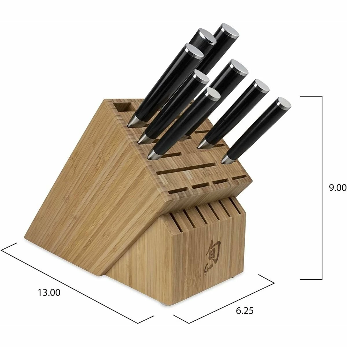 Shun Cutlery Shun Classic 9-Piece Chef's Choice Block Set 4 Shun Cutlery Shun Classic 9-Piece Chef's Choice Block Set - Image 2