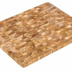 TeakHaus End Grain Cutting/Serving Board + Juice Canal (Rectangle) | 18" X 14" X 1" -Knife Sets outlet store 802 scandi