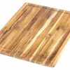 TeakHaus Edge Grain Carving Board + Juice Canal (Rectangle) | 18" X 14" X 1"