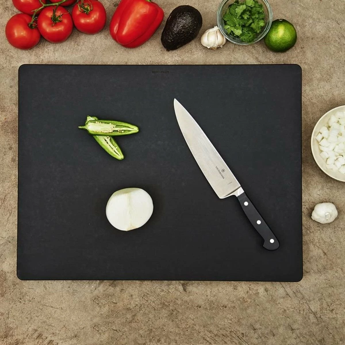 Epicurean Big Block Series 21" × 16" Cutting Board | Slate & Natural Cascade 6 Epicurean Big Block Series 21" × 16" Cutting Board | Slate & Natural Cascade - Image 4