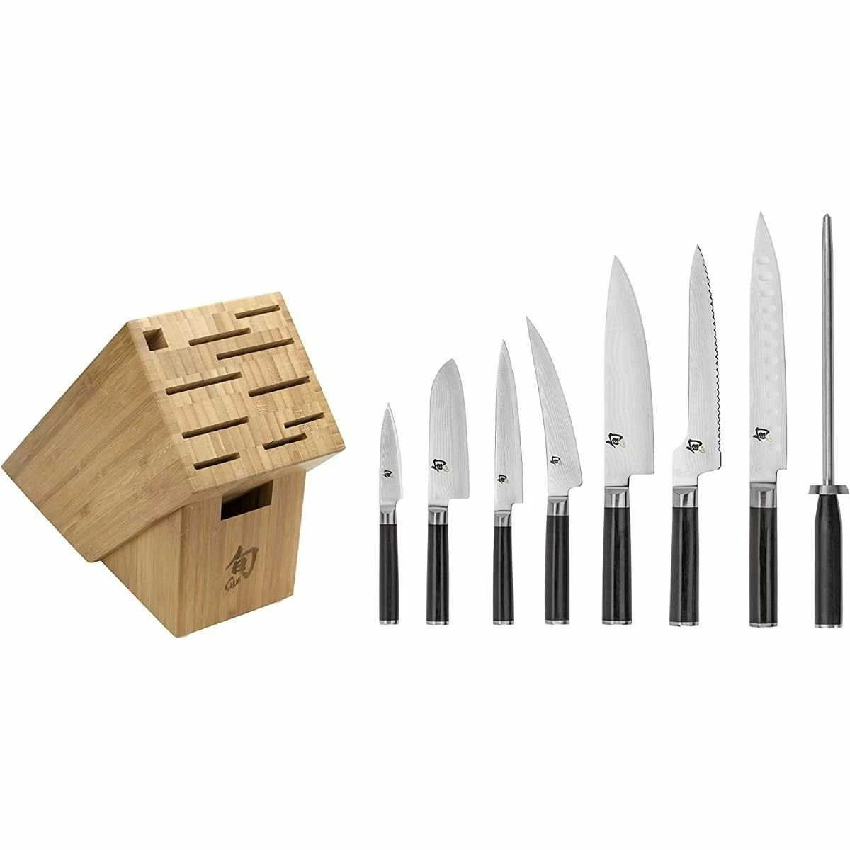 Shun Cutlery Shun Classic 9-Piece Chef's Choice Block Set 3 Shun Cutlery Shun Classic 9-Piece Chef's Choice Block Set
