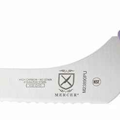 Mercer Cutlery Mercer Millennia 9" Offset Bread Knife (Purple)