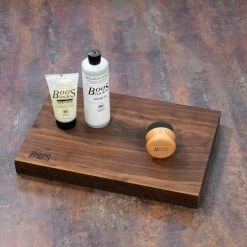 John Boos 17" X 12" Rustic Edge Cutting Board – Walnut -Knife Sets outlet store bundles 7 8 21 lifestyles 568 1