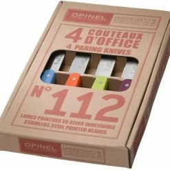 Opinel Colored Paring Knives - Set Of 4 -Knife Sets outlet store coffret 112 acidules1200 800x