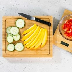 NutriMill Small Cutting Board & Scale -Knife Sets outlet store cutting1