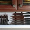 Drop Block Under Cabinet Knife Storage Rack - Large, White -Knife Sets outlet store dropblock76