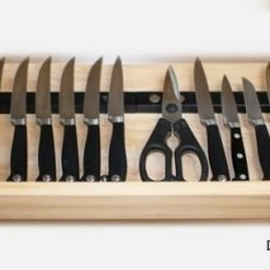 Drop Block Under Cabinet Knife Storage Rack - Small -Knife Sets outlet store dropblocknaturalwknives 1