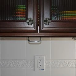 Drop Block Under Cabinet Knife Storage Rack - Large, Walnut -Knife Sets outlet store dropblockraisedunit 6