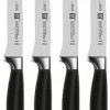 Zwilling J.A. Henckels Four Star 4 Piece Steak Knife Set -Knife Sets outlet store henckel four star knife set steak 4 piece 39190 000 popup