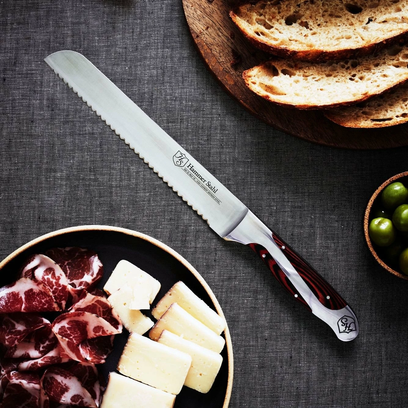 Hammer Stahl Cutlery 8" Bread Knife 5 Hammer Stahl Cutlery 8" Bread Knife - Image 3