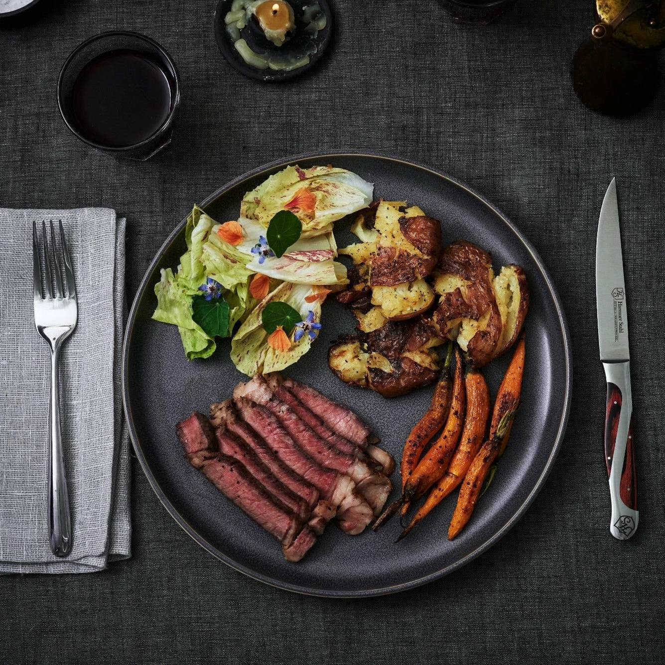 Hammer Stahl Cutlery Classic Collection 4-Piece Steak Knife Set 6 Hammer Stahl Cutlery Classic Collection 4-Piece Steak Knife Set - Image 4