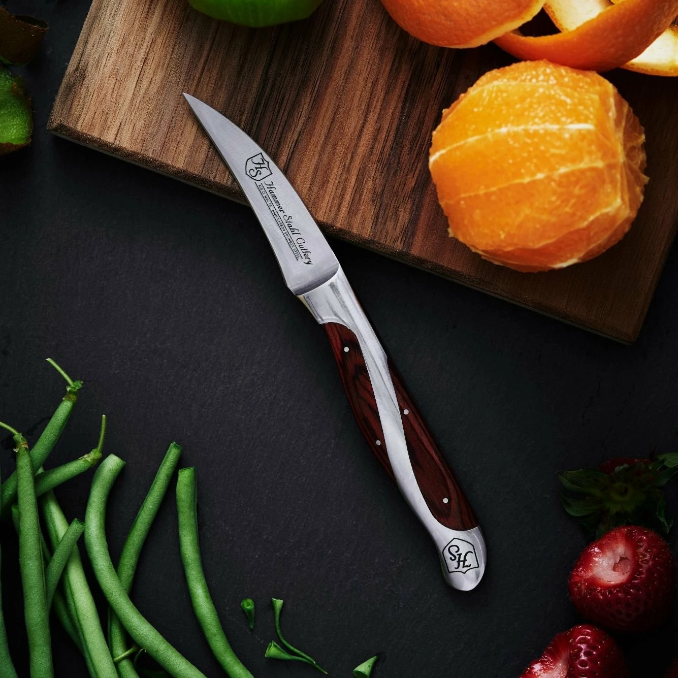 Hammer Stahl Cutlery Bird's Beak Paring Knife 4 Hammer Stahl Cutlery Bird's Beak Paring Knife - Image 2