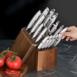 Cangshan Cutlery Thomas Keller Signature White Collection 17-Piece Knife Block Set -Knife Sets outlet store image e9301364 4292 4117 8cef 335c42a1df63 900x