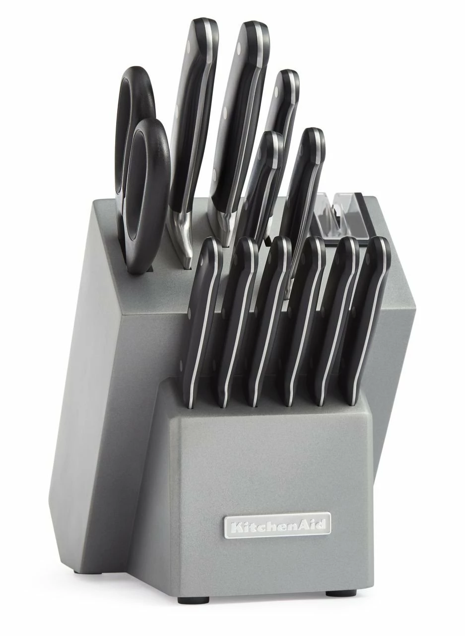 KitchenAid Classic Forged 14-Piece Knife Set | Triple Rivet 3 KitchenAid Classic Forged 14-Piece Knife Set | Triple Rivet