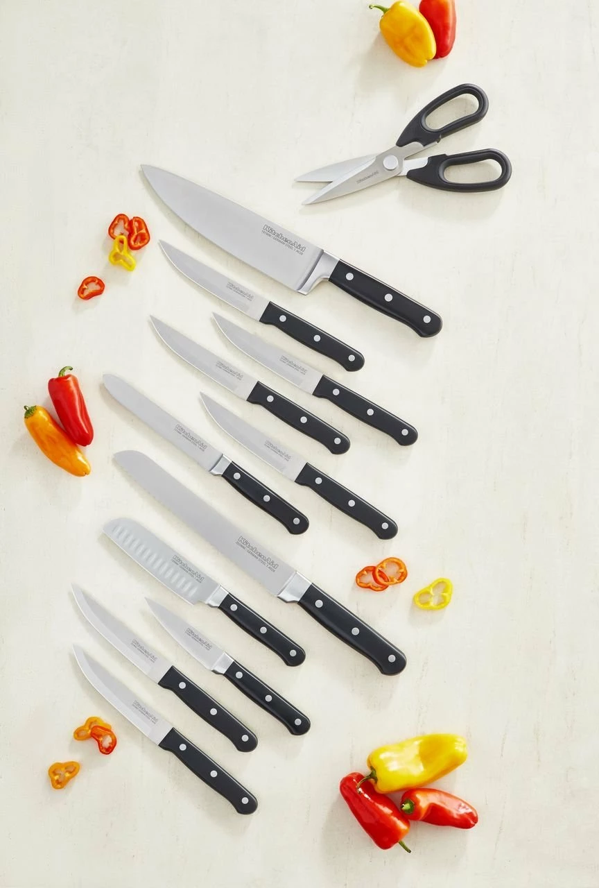 KitchenAid Classic Forged 14-Piece Knife Set | Triple Rivet 7 KitchenAid Classic Forged 14-Piece Knife Set | Triple Rivet - Image 5