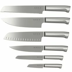 SMEG 7-Piece Knife Block Set | Black 7 SMEG 7-Piece Knife Block Set | Black -Knife Sets outlet store knife set 1